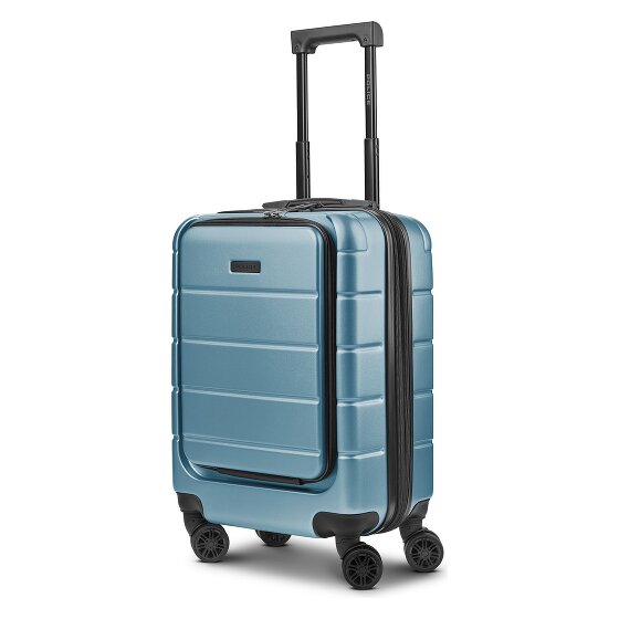 Police Dublin 4 Rollen Kabinentrolley S 54 cm Laptopfach mit Dehnfalte