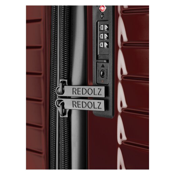Redolz Essentials 18 2.0 4 Rollen Kofferset 3-teilig mit Dehnfalte