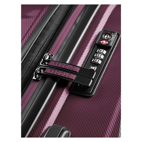 Redolz Essentials 14 4-Rollen Kofferset M+L mit Dehnfalte