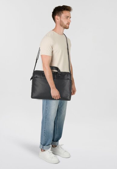 Piquadro S86 Aktentasche Leder 42 cm Laptopfach