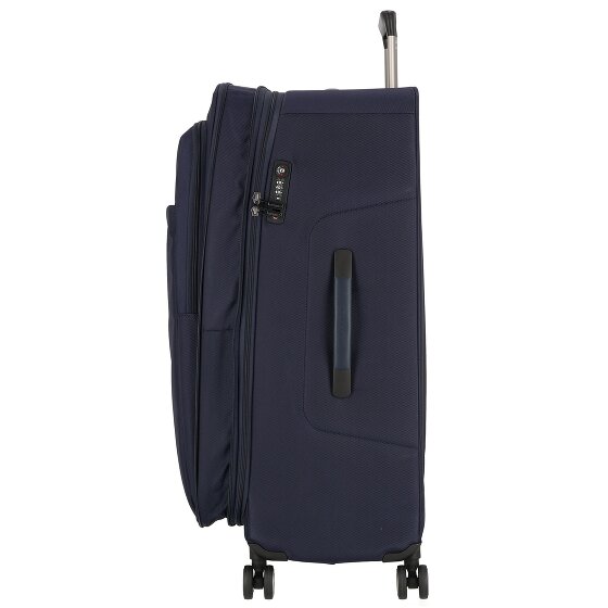 Piquadro Brief 4 Rollen Trolley 78 cm mit Dehnfalte
