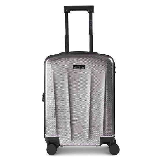 Police New York 4 Rollen Kabinentrolley S 54 cm mit Dehnfalte