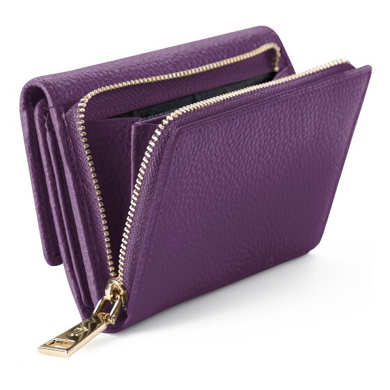 Lazarotti Bologna Leather XL Geldbörse mit Zip-Around Fach Leder 14 cm