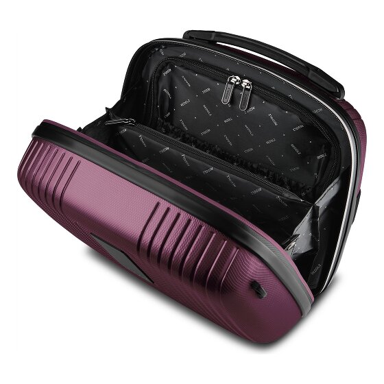 Redolz Essentials 14 4-Rollen Kofferset + Beautycase 4 tlg. mit Dehnfalte