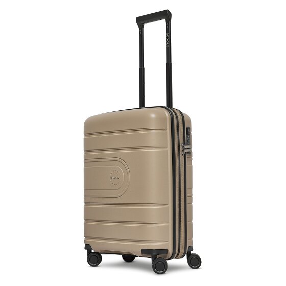 Redolz Essentials 11 4 Rollen Kabinentrolley 55 cm mit Dehnfalte