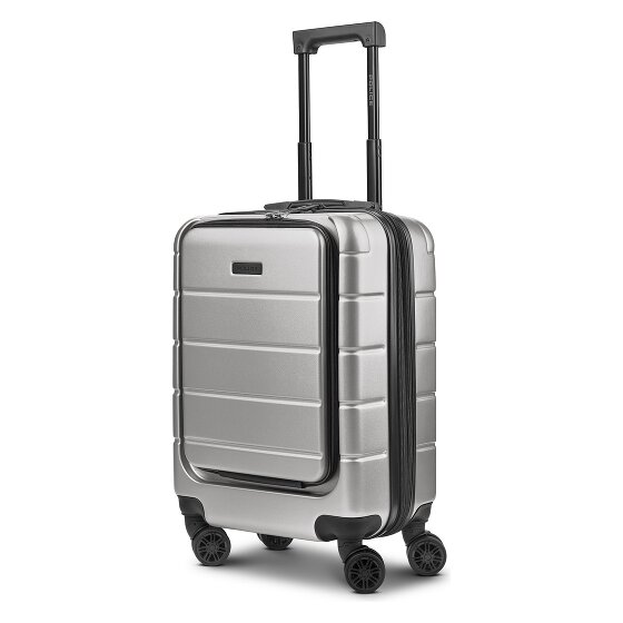 Police Dublin 4 Rollen Kabinentrolley S 54 cm Laptopfach mit Dehnfalte