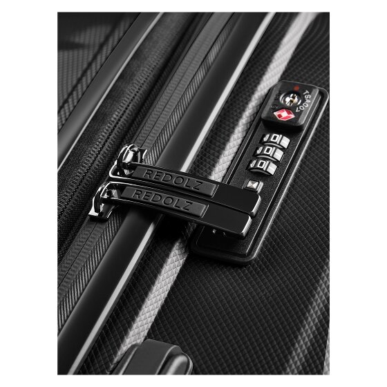 Redolz Essentials 14 4-Rollen Kofferset M+L mit Dehnfalte