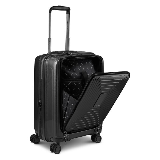 Redolz Essentials14 4-Rollen Kofferset Beautycase 4tlg mit Dehnfalte Laptopfach