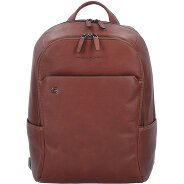 Piquadro Black Square Business Rucksack Leder 39 cm Laptopfach Produktbild
