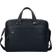 Piquadro Black Square Aktentasche Leder 40 cm Laptopfach Produktbild