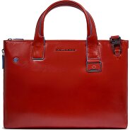 Piquadro Blue Square Shopper Tasche Leder 38 cm Laptopfach mit Dehnfalte Produktbild