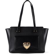 Love Moschino Victory Heart Shopper Tasche Leder 34 cm Produktbild