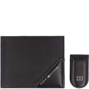 Tommy Hilfiger TH Saffiano Geldbörse RFID Schutz Leder 11 cm Geldscheinklammer Geschenkbox Produktbild