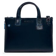 Piquadro Blue Square Shopper Tasche Leder 38 cm Laptopfach mit Dehnfalte Produktbild
