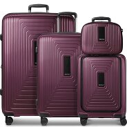 Redolz Essentials14 4-Rollen Kofferset Beautycase 4tlg mit Dehnfalte Laptopfach Produktbild