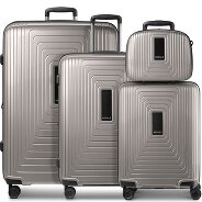Redolz Essentials 14 4-Rollen Kofferset + Beautycase 4 tlg. mit Dehnfalte Produktbild