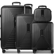 Redolz Essentials 14 4-Rollen Kofferset + Beautycase 4 tlg. mit Dehnfalte Produktbild