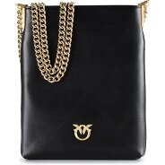 PINKO Flat Mini Bag Umhängetasche Leder 17 cm Produktbild PINKO Flat Mini Bag Umhängetasche Leder 17 cm Produktbild