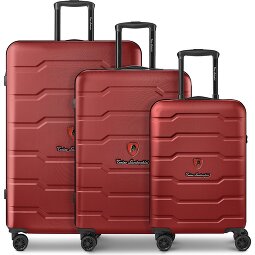 Tonino Lamborghini Bologna 4 Rollen Kofferset 3-teilig  Variante 2
