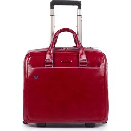 Piquadro Blue Square 2-Rollen Businesstrolley Leder 36 cm Laptopfach  Variante 2