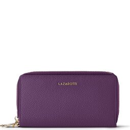Lazarotti Bologna Leather XL Double Zip-Around Geldbörse RFID Leder 20 cm  Variante 9