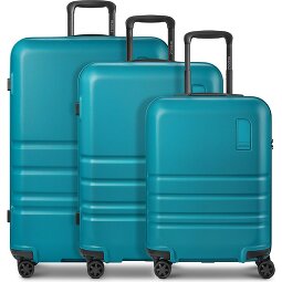 Redolz Pro ABS 4 Rollen Kofferset 3-teilig mit Dehnfalte  Variante 4