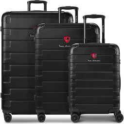 Tonino Lamborghini Milano Trolley 3-SET mit Dehnfalte und XL Koffer  Variante 1