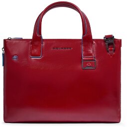 Piquadro Blue Square Shopper Tasche Leder 38 cm Laptopfach mit Dehnfalte  Variante 5