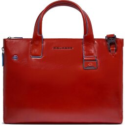 Piquadro Blue Square Shopper Tasche Leder 38 cm Laptopfach mit Dehnfalte  Variante 4