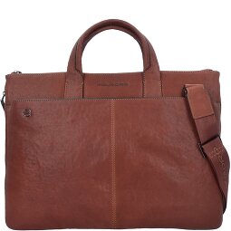 Piquadro Black Square Aktentasche Leder 42 cm Laptopfach  Variante 2