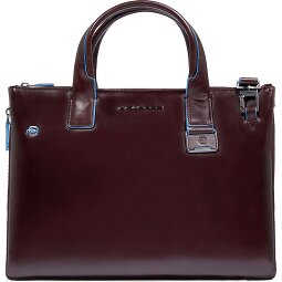 Piquadro Blue Square Shopper Tasche Leder 38 cm Laptopfach mit Dehnfalte  Variante 3
