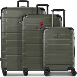 Tonino Lamborghini Milano Trolley 3-SET mit Dehnfalte und XL Koffer  Variante 3