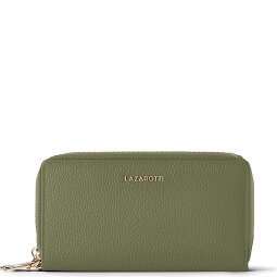 Lazarotti Bologna Leather XL Double Zip-Around Geldbörse RFID Leder 20 cm  Variante 7