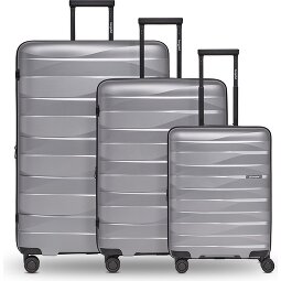 Bergpfeil Travel 4-Rollen Kofferset 3-tlg. mit Dehnfalte  Variante 1