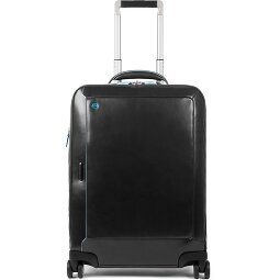 Piquadro Blue Square 4-Rollen Kabinentrolley Leder 55 cm Laptopfach  Variante 1