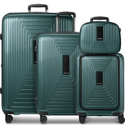 Redolz Essentials14 4-Rollen Kofferset Beautycase 4tlg mit Dehnfalte Laptopfach  Variante 5