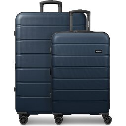 Saxoline Miami 4-Rollen Kofferset S+L mit Dehnfalte  Variante 4