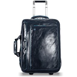 Piquadro Blue Square 2-Rollen Businesstrolley Leder 51 cm Laptopfach  Variante 2