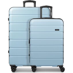 Saxoline Miami 4-Rollen Kofferset S+L mit Dehnfalte  Variante 2