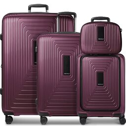 Redolz Essentials14 4-Rollen Kofferset Beautycase 4tlg mit Dehnfalte Laptopfach  Variante 1