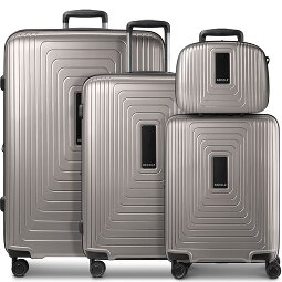 Redolz Essentials 14 4-Rollen Kofferset + Beautycase 4 tlg. mit Dehnfalte  Variante 3