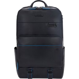 Piquadro Blue Square Revamp Business-Rucksack RFID Schutz Leder 43 cm Laptopfach  Variante 1