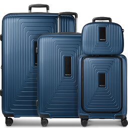Redolz Essentials14 4-Rollen Kofferset Beautycase 4tlg mit Dehnfalte Laptopfach  Variante 4