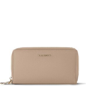 Lazarotti Bologna Leather XL Double Zip-Around Geldbörse RFID Leder 20 cm