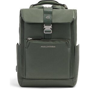 Piquadro Tebe Daypack RFID Schutz Leder 44 cm Laptopfach