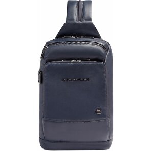 Piquadro Monospalla Umhängetasche Leder 31 cm