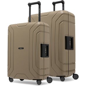 Redolz Essentials 15 4-Rollen Kofferset M+L mit Dreipunktverschluss