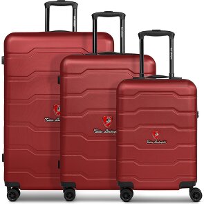 Tonino Lamborghini Bologna 4 Rollen Kofferset 3-teilig