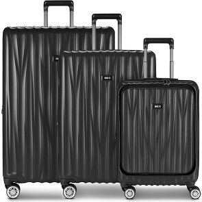 Bric's Cervia 2.0 4 Rollen Kofferset 3-teilig mit Dehnfalte