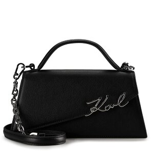 Karl Lagerfeld Signature Handtasche Leder 24 cm